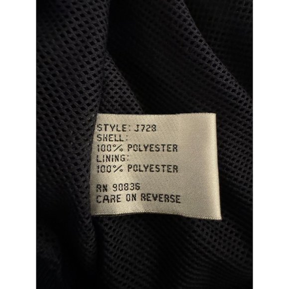 Port Authority Half Zip‎ Windbreaker Mens XL Navy/Green Pullover Casual Athletic - Picture 11 of 14